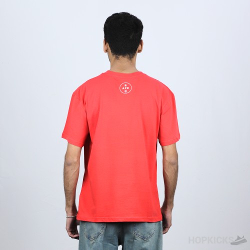 Bape Blue Shark Red T-Shirt (Economy Batch)