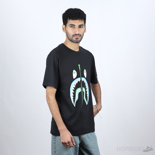 Bape Zip Shark Face Black T-Shirt (Economy Batch)