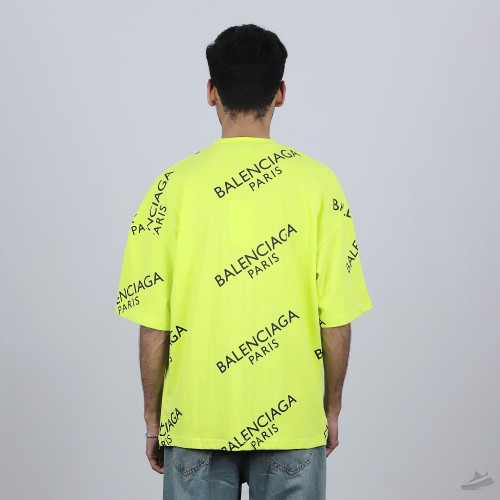 Balenciaga Paris Oversized Neon T-Shirt (Economy Batch)