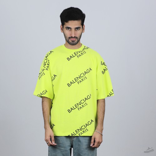 Balenciaga Paris Oversized Neon T-Shirt (Economy Batch)
