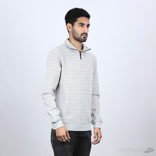 Boss Grey Quarter Zipper With Black Lines (Economy Batch)