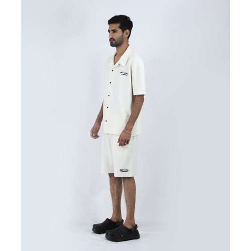 Off-White White Shirt And Shorts (Economy Batch)