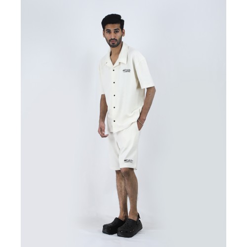 Off-White White Shirt And Shorts (Economy Batch)