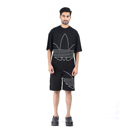 Adidas Originals Black Shirt and Shorts (Economy Batch)