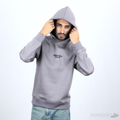Fear of God Essentials Relaxed Grey Hoodie (Economy Batch)