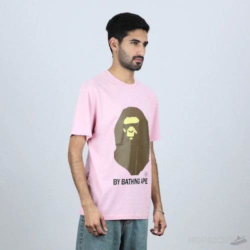 Bape Classic Logo Brown Pink T-Shirt (Economy Batch)