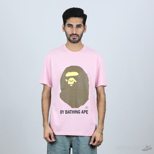 Bape Classic Logo Brown Pink T-Shirt (Economy Batch)