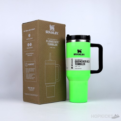 Stanley Quencher H2.0 Flowstate Tumbler Neon Green (1.18L) (Premium Batch)
