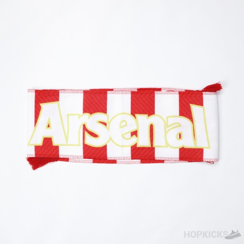 Arsenal FC Scarf White and Red