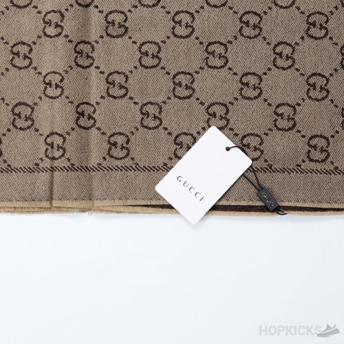 Gucci Wool Scarf GG Pattern