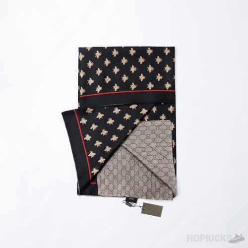 Gucci GG Bees Embroidered Shawl