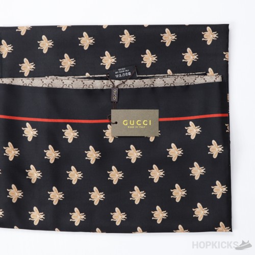 Gucci GG Bees Embroidered Scaff