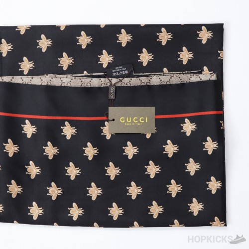 Gucci GG Bees Embroidered Shawl