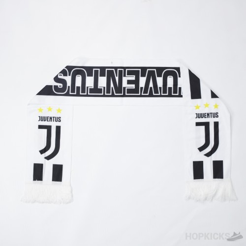 Juventus FC Scarf Black And White 
