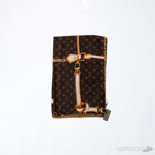 Louis Vuitton Silk Monogram Confidential Bandeau Brown