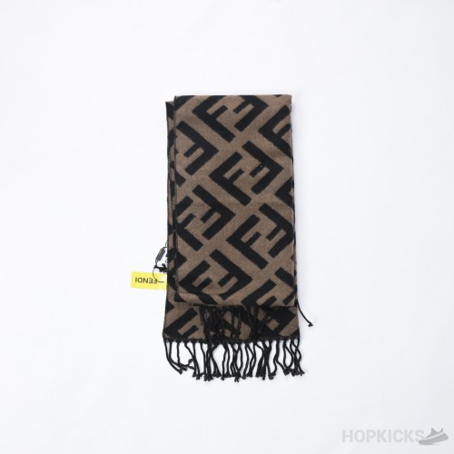 FF Brown Cashmere Scarf