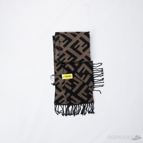 FF Brown Cashmere Scarf