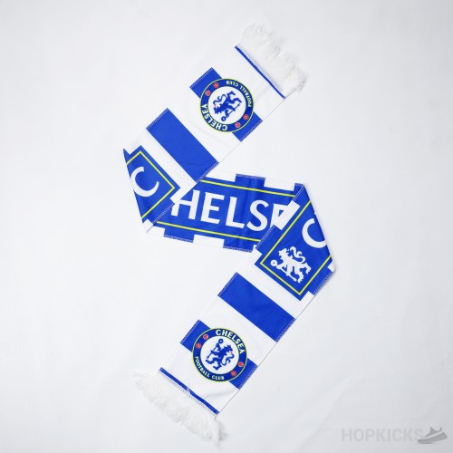 Chelsea FC Scarf Blue and White