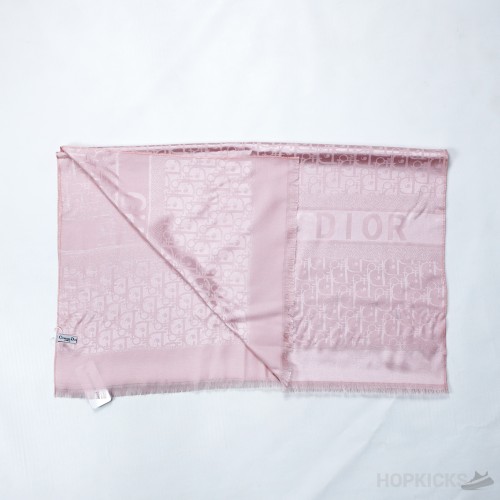 Dior Monogram Scarf Pink