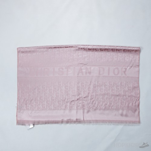 Dior Monogram Scarf Pink