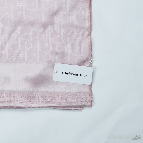 Dior Monogram Scarf Pink