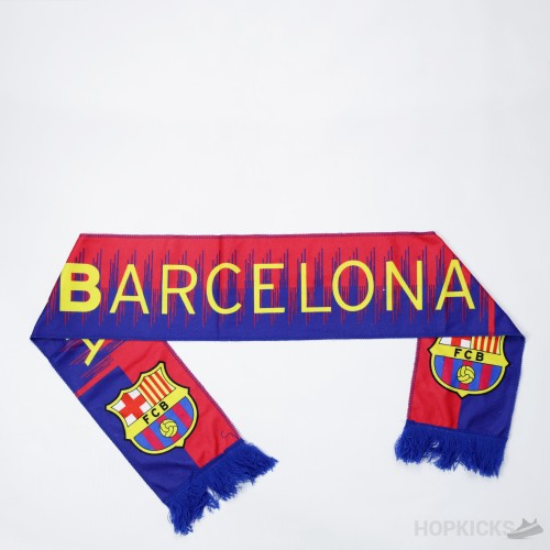 Barcelona FC Scarf Red and Blue