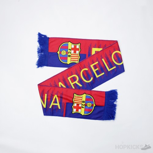 Barcelona FC Scarf Red and Blue