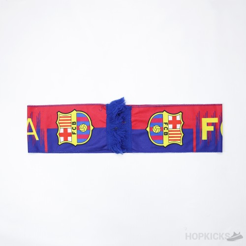 Barcelona FC Scarf Red and Blue