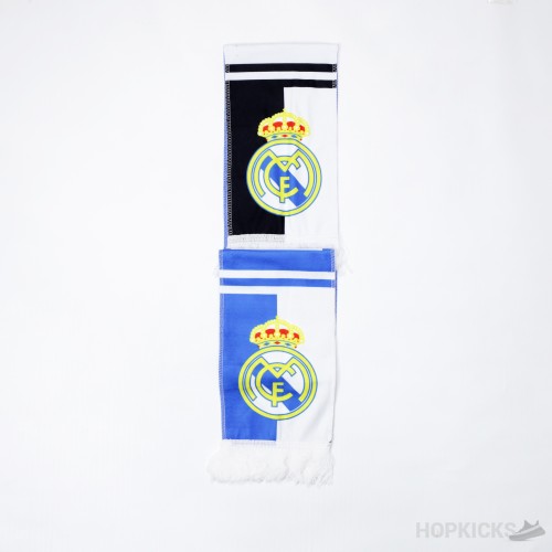 Real Madrid FC Scarf White and Blue