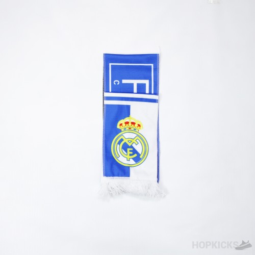 Real Madrid FC Scarf White and Blue