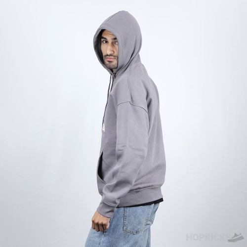 Bale*ciaga Front Side Printed Grey Hoodie (Economy Batch)