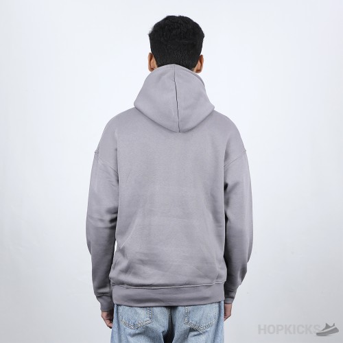 Bale*ciaga Front Side Printed Grey Hoodie (Economy Batch)