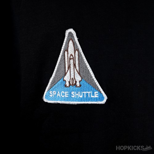 Bale*ciaga x Nasa Oversized Black T-Shirt (Economy Batch)