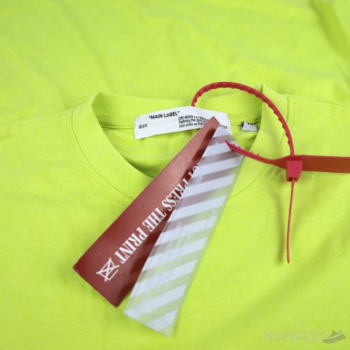 OFF White Arrows and Graffiti Neon T-Shirt (Economy Batch)