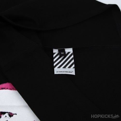 Off White Men Flame Splash Printing Arrows T-Shirt (Economy Batch)
