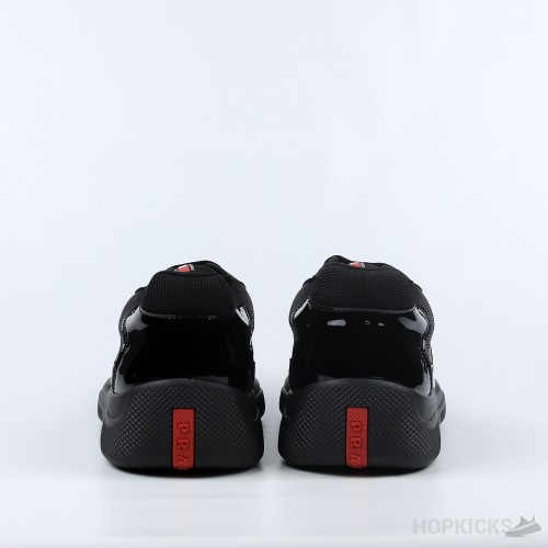 Prada Patent Leather Black Sneakers (Premium Plus Batch)