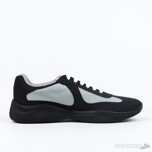 Prada America's Cup Soft Rubber Black Sneakers (Premium Plus Batch)