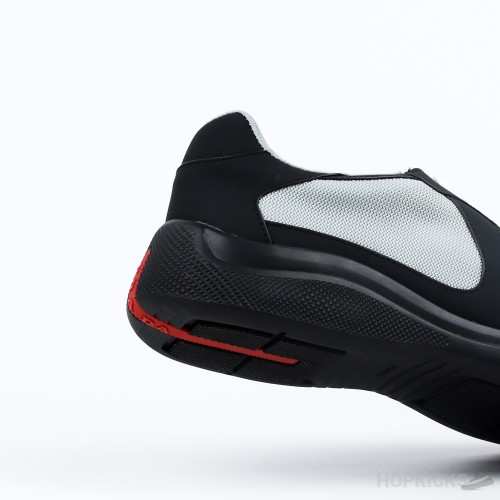 Prada America's Cup Soft Rubber Black Sneakers (Premium Plus Batch)