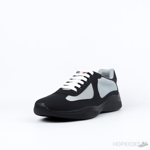 Prada America's Cup Soft Rubber Black Sneakers (Premium Plus Batch)
