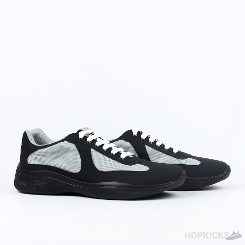 Prada America's Cup Soft Rubber Black Sneakers (Premium Plus Batch)