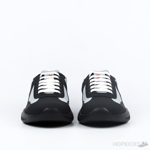 Prada America's Cup Soft Rubber Black Sneakers (Premium Plus Batch)
