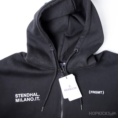 Moncler Logo Motif Zip-up Hoodie