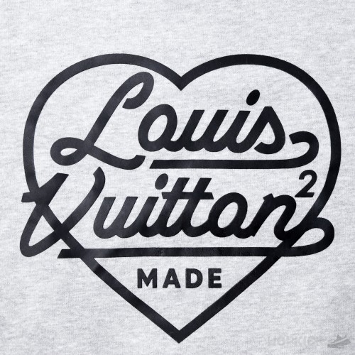 Louis Vuitton x Nigo Printed Heart Sweatshirt Light Grey (Kids)