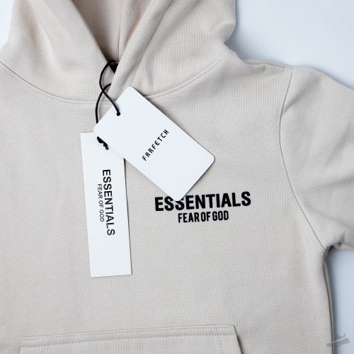 Fear of God Essentials Hoodie 'Buttercream' (Kids)