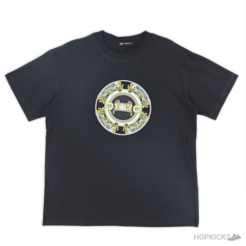 Versace Printed Kith Black T-Shirt (Imported Premium Finish)