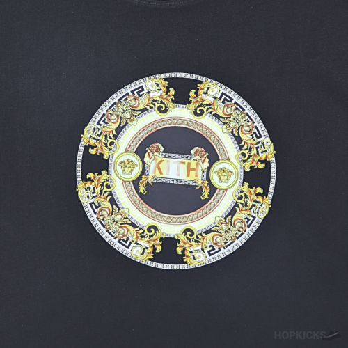 Versace Printed Kith Black T-Shirt (Imported Premium Finish)