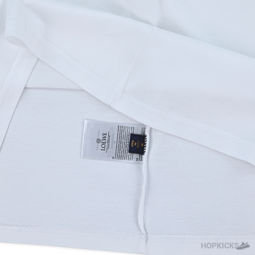 Loewe Smiley Printed White T-Shirt (Imported Premium Finish)