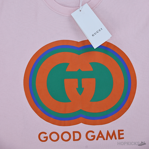 Gucci Printed Pink T-Shirt (Imported Premium Finish)