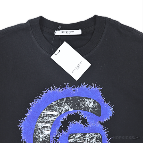 Givenchy Logo Printed Black T-Shirt (Imported Premium Finish)