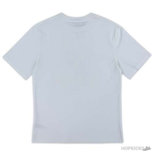 Fendi Angry Cat Printed White T-Shirt (Imported Premium Finish)